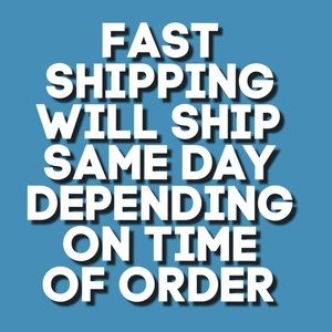 Same or Next Day Shipping